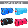 Top selling Use For Cats Kittens Rabbits Puppies Crinkle CollapsibleBlue Short Pet Tunnel for Indoor Outdoor