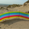 New design Colorful 4 5 6 8 10 Pole Holiday Camping Beach Windscreen Windbreak
