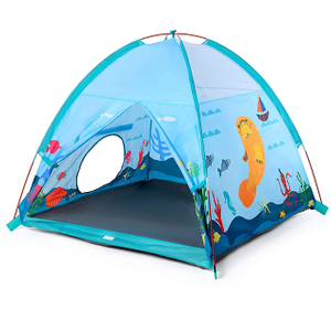 Ocean Theme Play Dome Tent for Kids,Blue Color Playhouse for Kids Indoor Outdoor