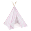 XP-TP063 wave stripe pattern kids teepee wigwam, childrens play tent for girls boys,100% Canvas with wooden pole,easy set up with carry bag