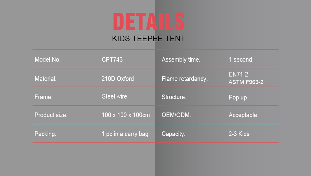 sensory tent supplier