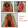 Kids indian teepee tent with carpet portable carry bag accept OEM design