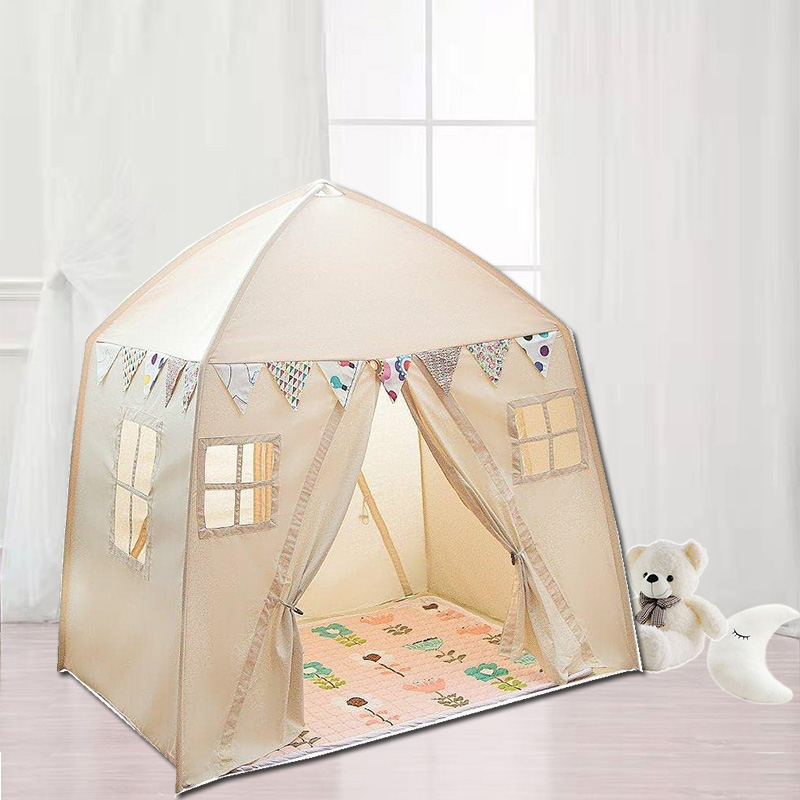 Canvas house play tent