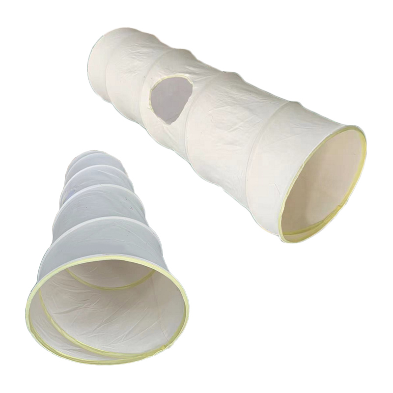White Children Kids Foldable Crawling Cotton Tunnel play tent crawl tunnel Toddler playpen