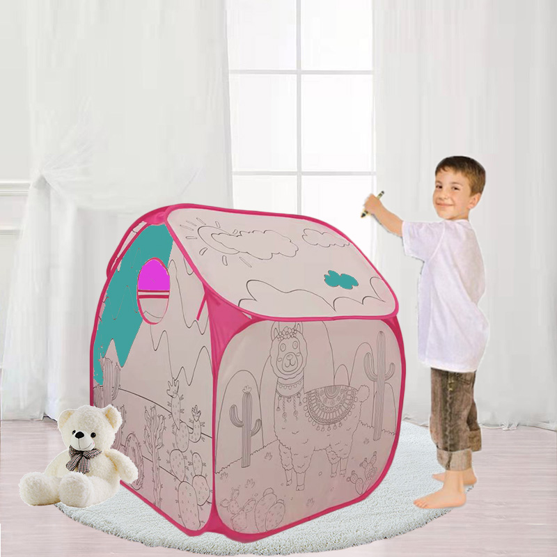 DIY painting kids tent