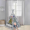 Flourish easy folding new design PVC poles polyester material Indian kids teepee tent with protable carry bag use for indoor outdoor