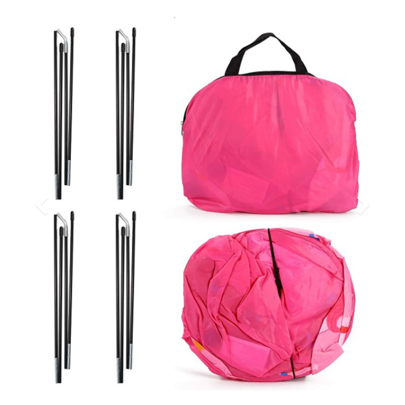 Unicorn Kids Castle Tent With Portable Carry Bag Use Home Yard Easy Assemble
