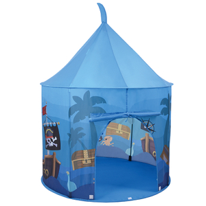 Pirate Kids Castle Tent With Portable Carry Bag Use Home Yard Easy Assemble