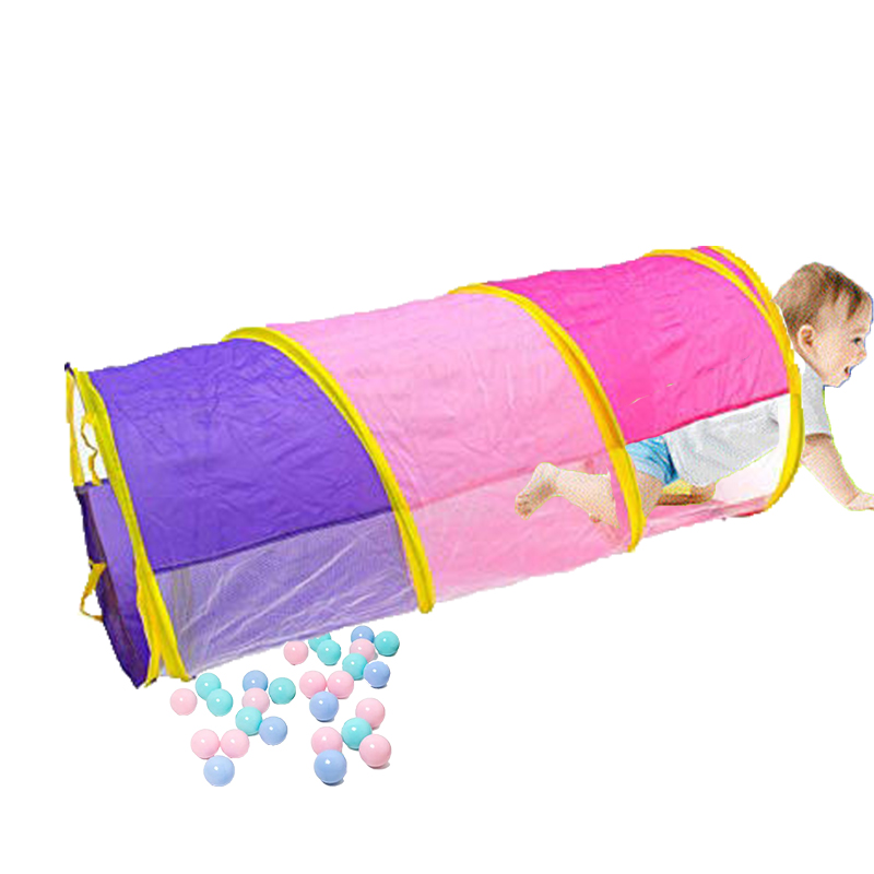 Kids Playhouse Popup Tents withTunnels ball pit and Basketball Hoop Large Play Tent For Boys Grils Use Outdoor