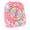 Pink Crab Bean Bag Toss Game Toy Set With Dart Board Toss Bags Easy to Carry 