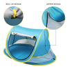 Pop Up Blue Foldable Baby Peapod Beach Tent Travel Bed UPF 50 Sun Shelters 