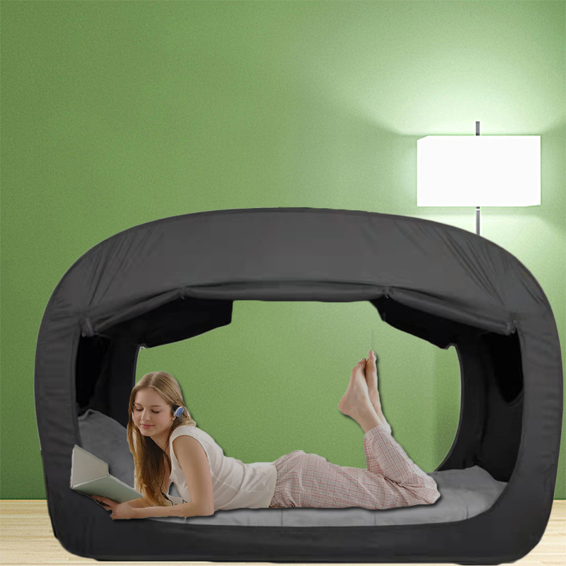Privacy black bed tent