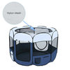 Cat Dog Pet Playpen with Tunnel Foldable Portable Easy Set Up Pop Up Style Indoor Outdoor Use