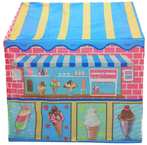 Pink new design protable foldable icecream kids play house tent use for Indoor outdoor