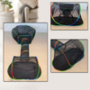 Set of 3 Outdoor Rainbow Cat Enclosures Pet Playground Kitty Small Animals Rabbit Guinea Pig Playpen Olive Hexagon Tent with Tunnel