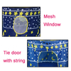 CPT7131 Blue color with yellow Star Moon portable and easy folding high quality cheap price use for indoor outdoor castle play tent