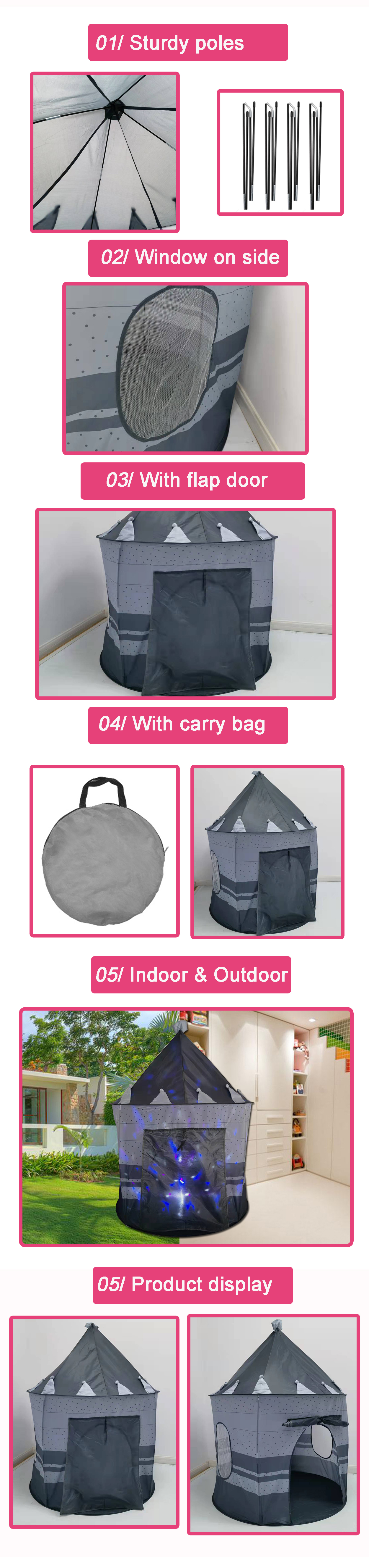 castle play tent