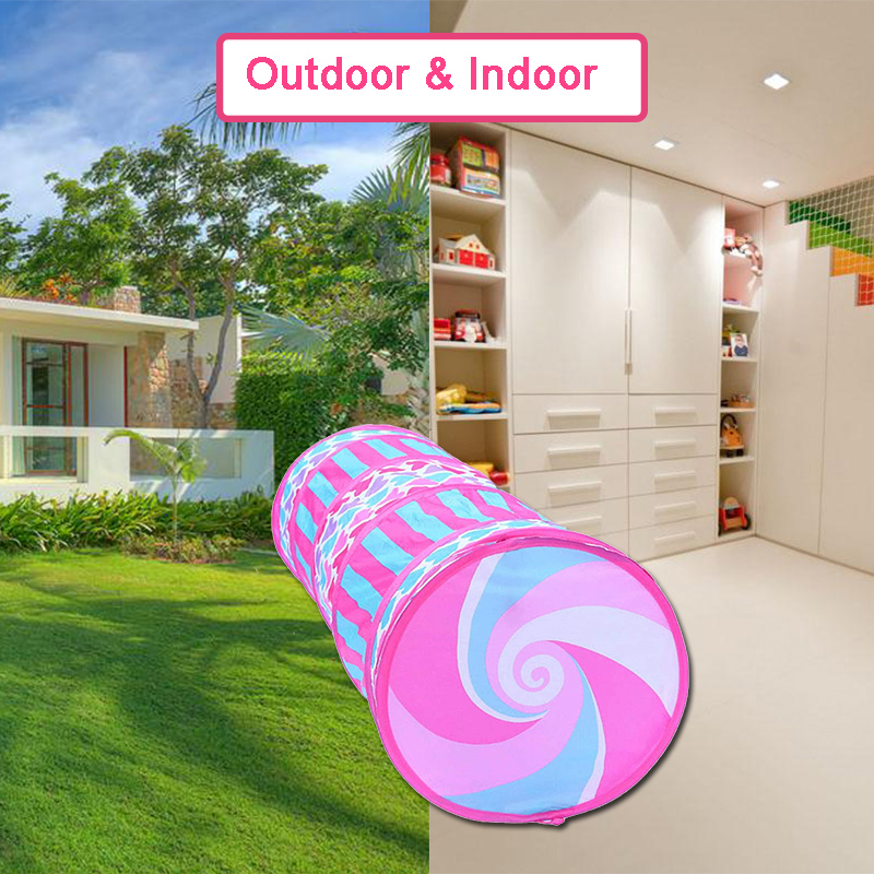 Candy Design Kids Play Tunnel Tent