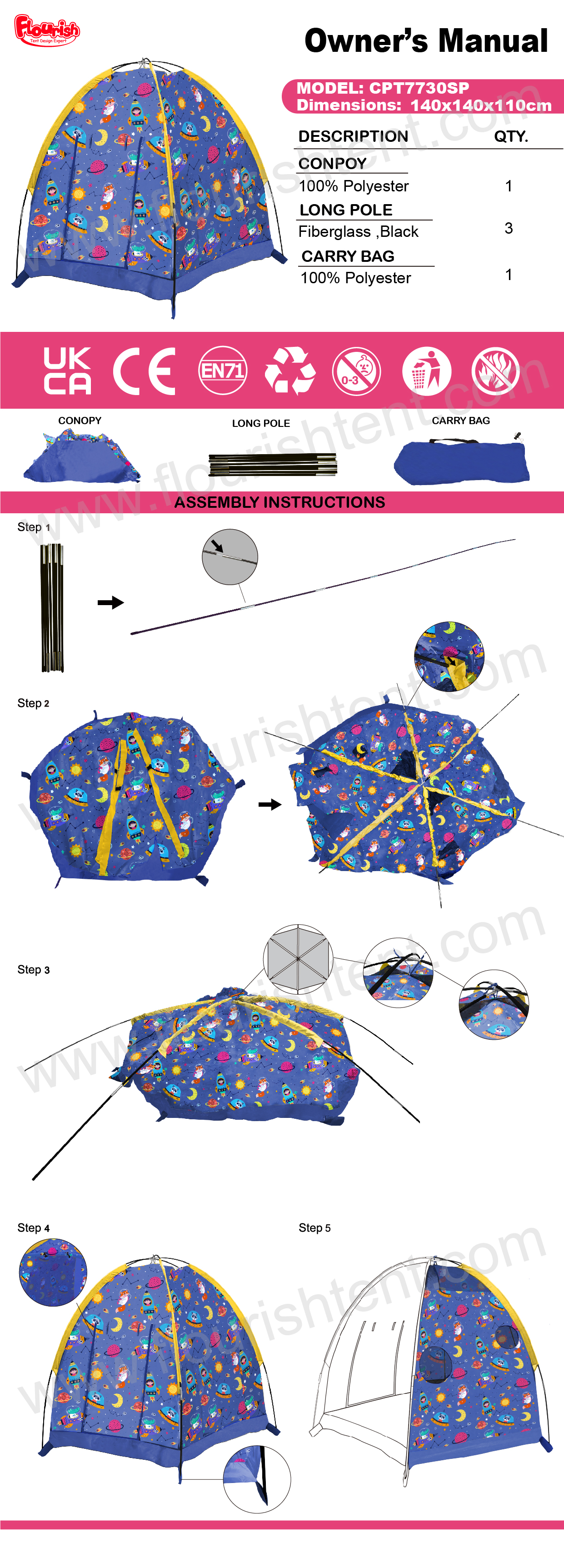 dome play tent