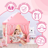 Pink Large Playhouse Play Tents for Girls, Kids Princess Castle Tent ,Gift Toys for Girl Toddler Children