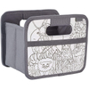 Jungle Theme Mini Foldable Storage Box, Kids DIY Drawn ,Handprint Colored For Girls Boys