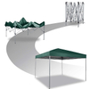 Green Outdoor 10' x 10' Pop Up Canopy Tent,Wheeled Bag Camping Garden Pavilion Pop Up Gazebo Canopy