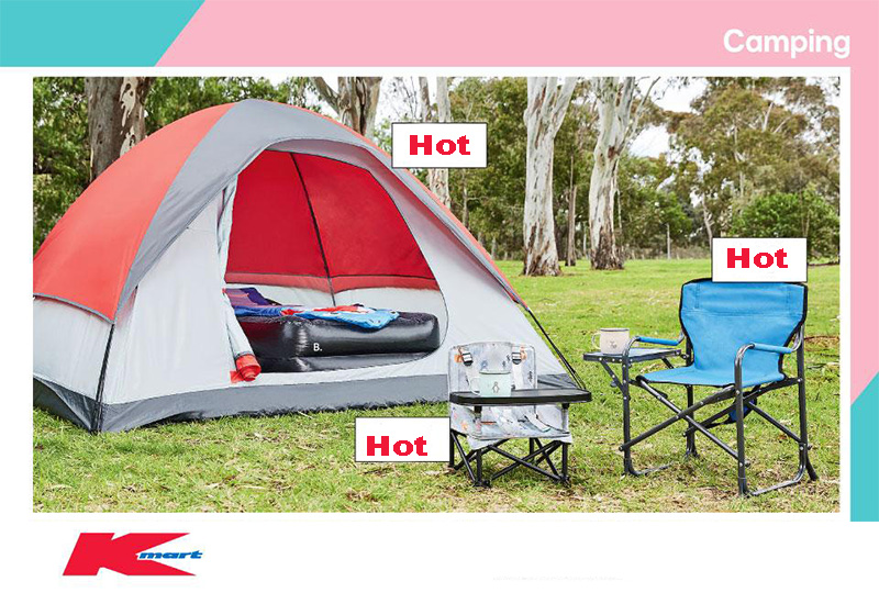 Kmart hot camping