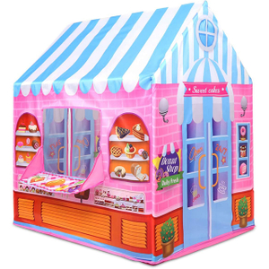 Pink Dessert Playhouse for Kids Tent,Castle Play House for 1-6 Year Old Children Boys Girls Baby Indoor Outdoor Gifts Toys