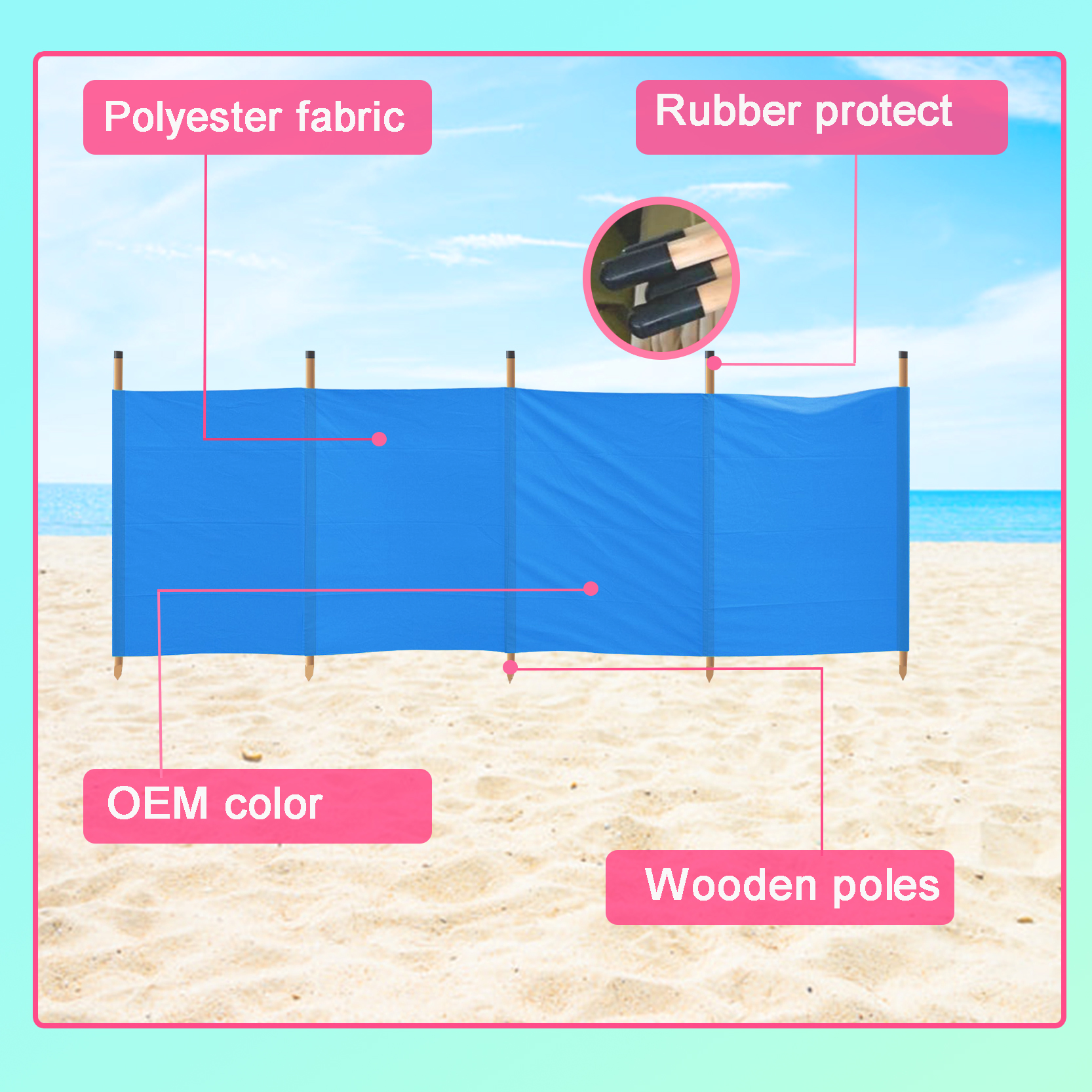 beach windblock manufacturer 