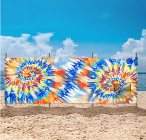 New Design Wooden Pole Customized design Holiday Caravan Camping Beach Windbreak