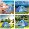2021 Anti Ultraviolet outdoor popup beach tent Camping Tents 2-3 Person Hiking Portable Shelter