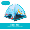 Ocean Theme Play Dome Tent for Kids,Blue Color Playhouse for Kids Indoor Outdoor