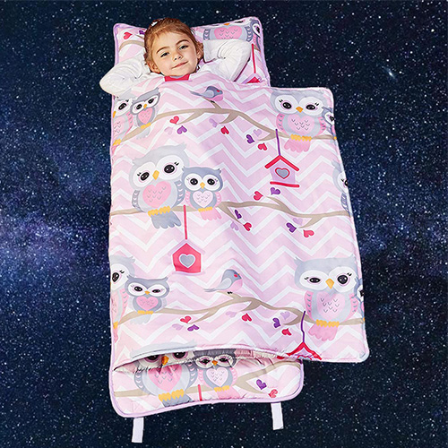 Cute owl sleeping bag