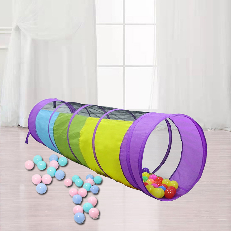 Mesh fabric kids tunnel