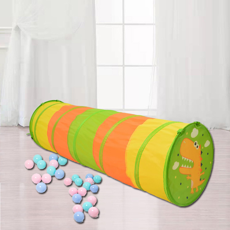 Dinosaur kids tunnel tent