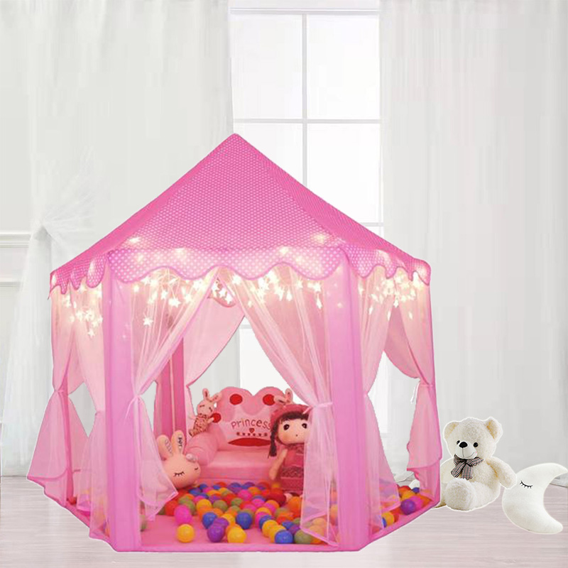 Princess lighting castle tent