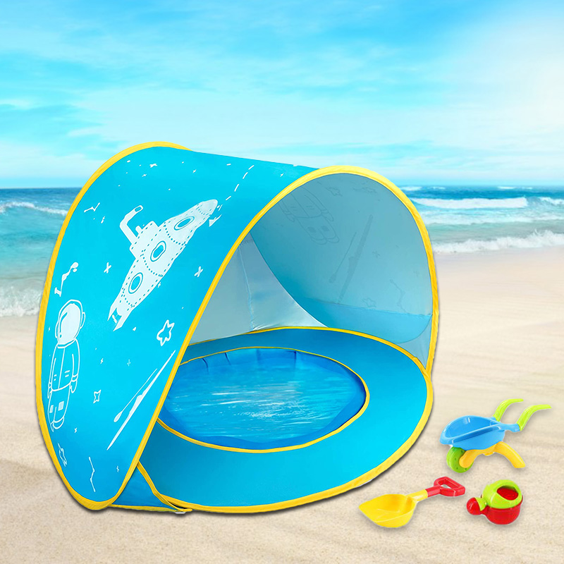 Space ship beach tent