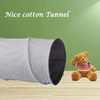 Gray Cotton Kids Foldable Portable Crawling Tunnel play tent Use Indoor OutdoorToddler playpen for interactivity game