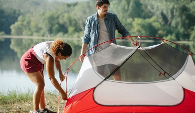 Folding way of children's tent