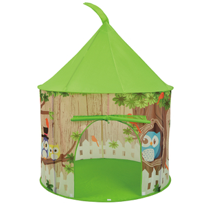 Owl Kids Castle Tent With Portable Carry Bag Use Home Yard Easy Assemble