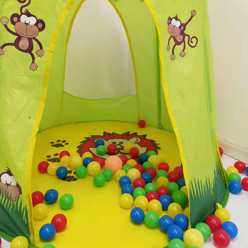 Green kids castle play tents forest jungle play tent for boys