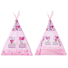 Sweet pink flower wigwam girl teepee house for playing game portable foldable use Indoor Outdoor Home backyard waterproof