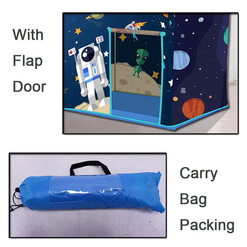 New Design Spaceman House Play Tent With Carry Bag Easy Assemble