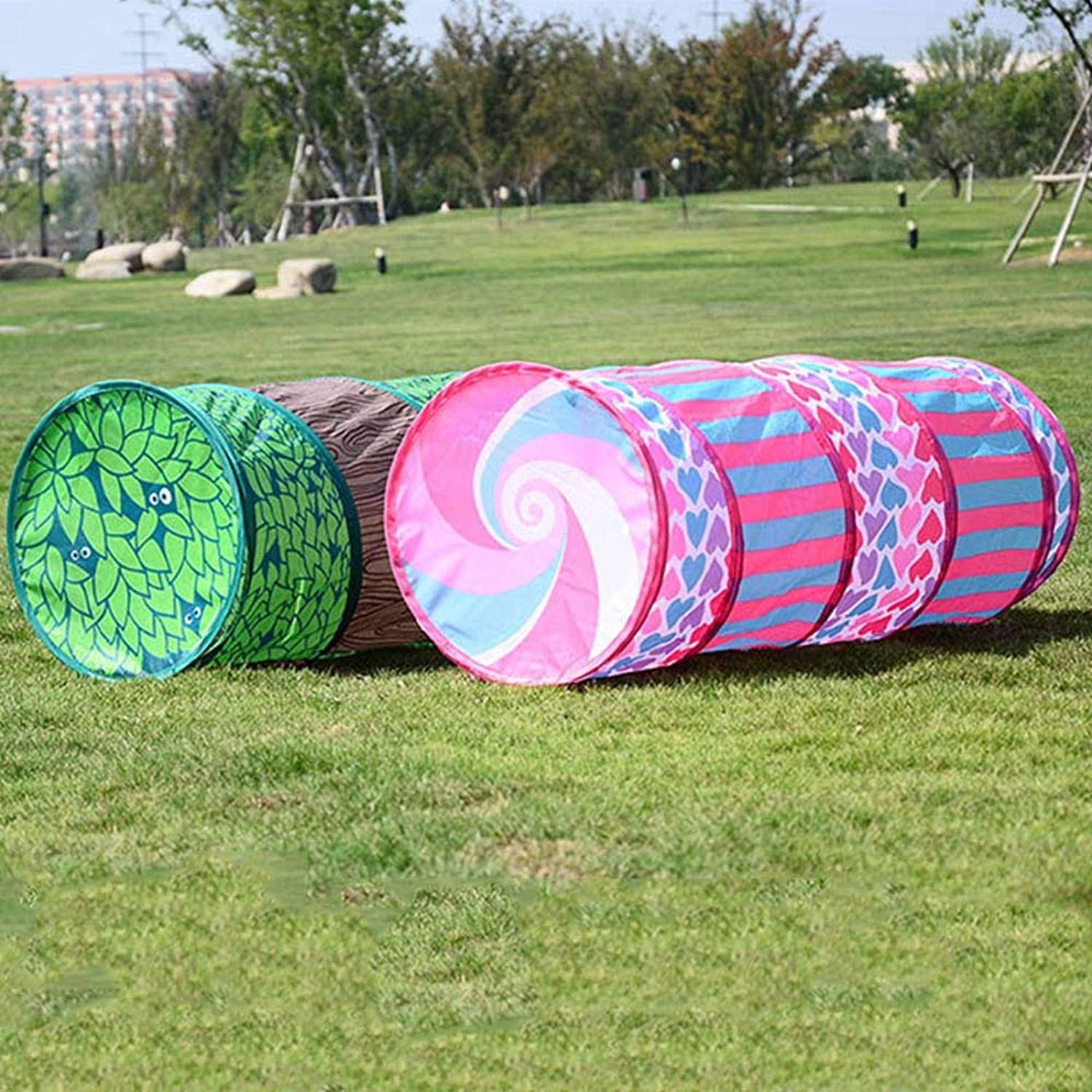 Candy Design Kids Play Tunnel Tent