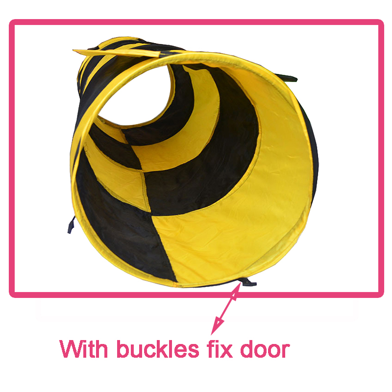 Bee Design Easy Folding Pop Up Tent Use For Outdoor Indoor Game Crawling Tunnel Crawl Tube
