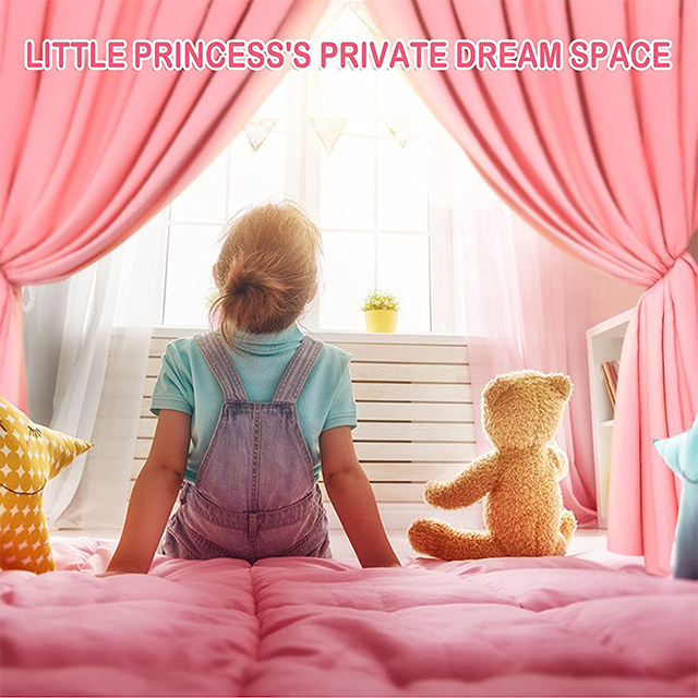 Pink Large Playhouse Play Tents for Girls, Kids Princess Castle Tent ,Gift Toys for Girl Toddler Children