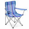 Striped Camping Chair Kids Children Folding Fishing Hiking Picnic Garden Beach Seating