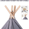 Amazon Cotton White Teepee Tent with Lighting Kids Playhouse, with Portable Carry Bag,Use For Indoor Outdoor