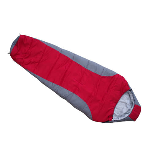 Red sleeping bag
