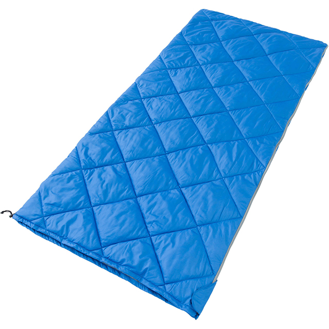 blue sleeping bag 